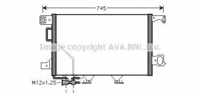 AVA QUALITY COOLING ms5360d -  Конденсатор, кондиционер